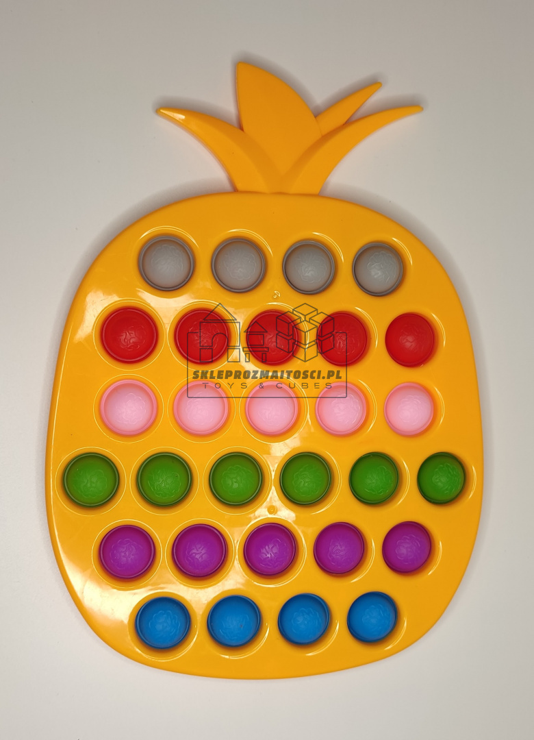 XXL Popit sensoryczna zabawka Ananas