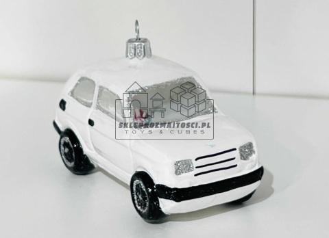 Bombka szklana Fiat 126p Maluch Bombka szklana Fiat 126p Maluch