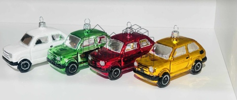 Bombka szklana Fiat 126p Maluch