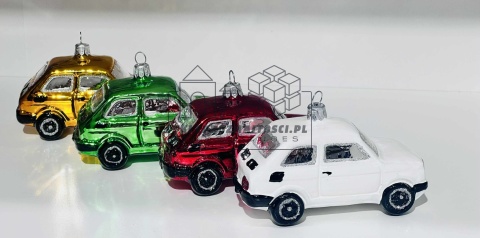 Bombka szklana Fiat 126p Maluch Bombka szklana Fiat 126p Maluch