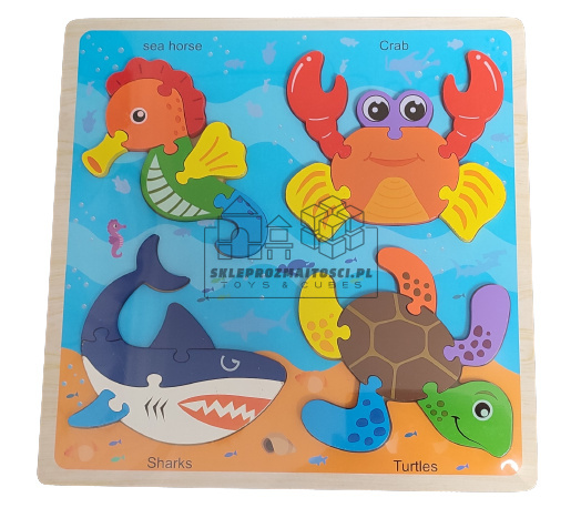 Drewniane puzzle - zwierzęta Drewniane puzzle - zwierzęta