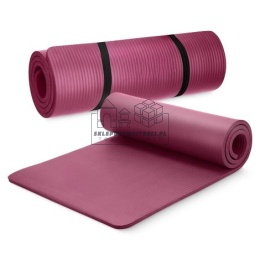 Mata do ćwiczeń fitness i jogi 180 × 60 × 1,5 cm