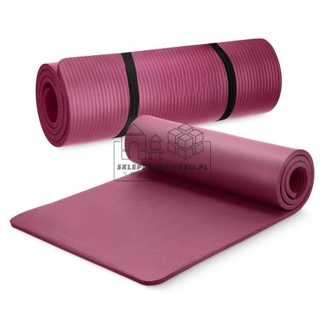 Mata do ćwiczeń fitness i jogi 180 × 60 × 1,5 cm Mata do ćwiczeń fitness i jogi 180 × 60 × 1,5 cm