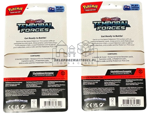 Pokémon TCG: Scarlet & Violet – Temporal Forces Blister Pack (losowy wzór) Pokémon TCG: Scarlet & Violet – Temporal Forces Blister Pack (losowy wzór)