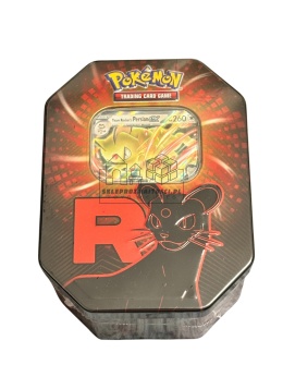 Pokémon TCG Team Rocket's Persian EX Tin - kolekcjonerska puszka