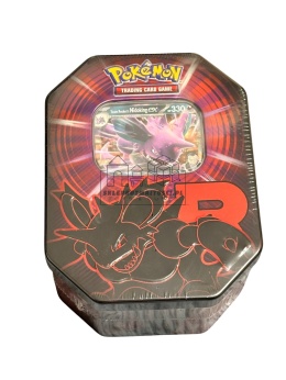 Pokémon TCG: Team Rocket's Nidoking EX Tin - kolekcjonerska puszka
