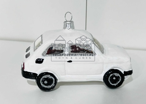 Bombka szklana Fiat 126p Maluch Bombka szklana Fiat 126p Maluch