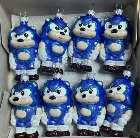 Bombka szklana Sonic