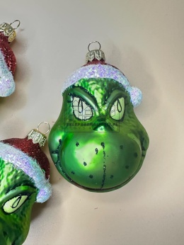 Szklana bombka choinkowa Grinch