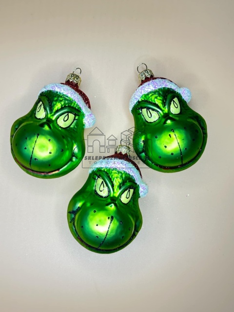 Szklana bombka choinkowa Grinch Szklana bombka choinkowa Grinch