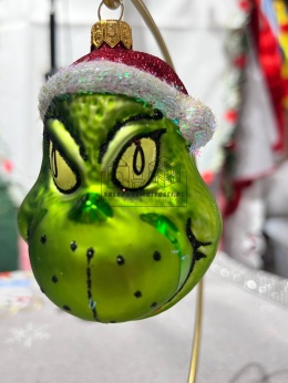Szklana bombka choinkowa Grinch