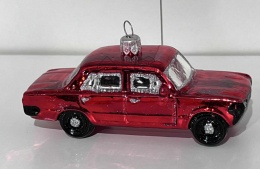Szklana bombka choinkowa Fiat 125p