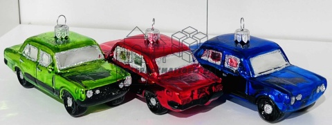 Szklana bombka choinkowa Fiat 125p