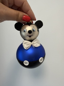 Bombki szklane Myszka Mickey i Minnie – komplet 2 szt