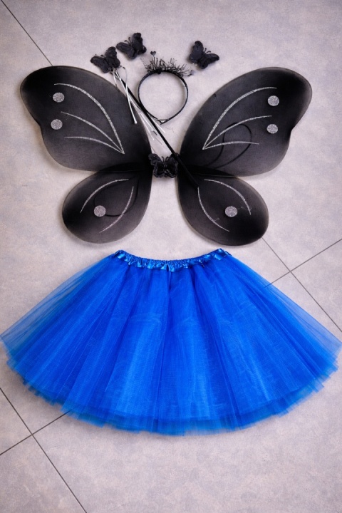 Czarny motyl - Strój kostium karnawałowy / Halloween