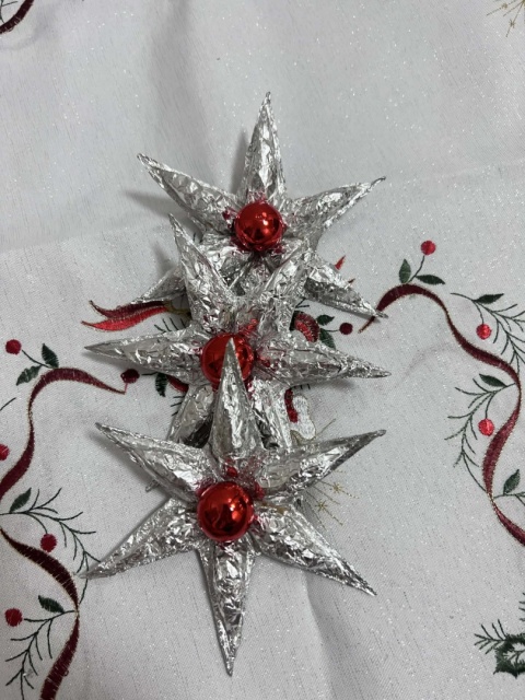 GWIAZDA MAŁA NA CHOINKĘ STYL PRL