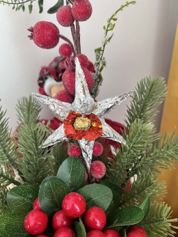 GWIAZDA MINI NA CHOINKĘ STYL PRL