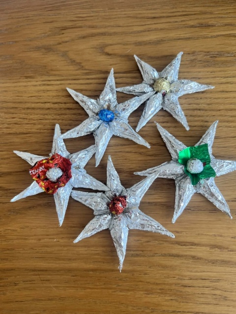 GWIAZDA MINI NA CHOINKĘ STYL PRL