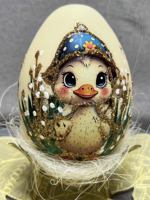 JAJA WIELKANOCNE BOMBKA ZE SZKŁA