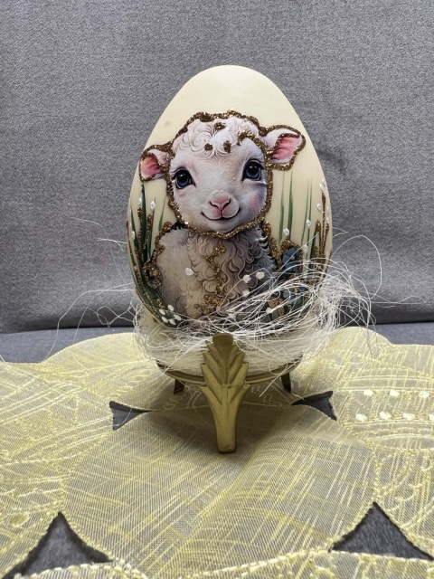 JAJA WIELKANOCNE BOMBKA ZE SZKŁA