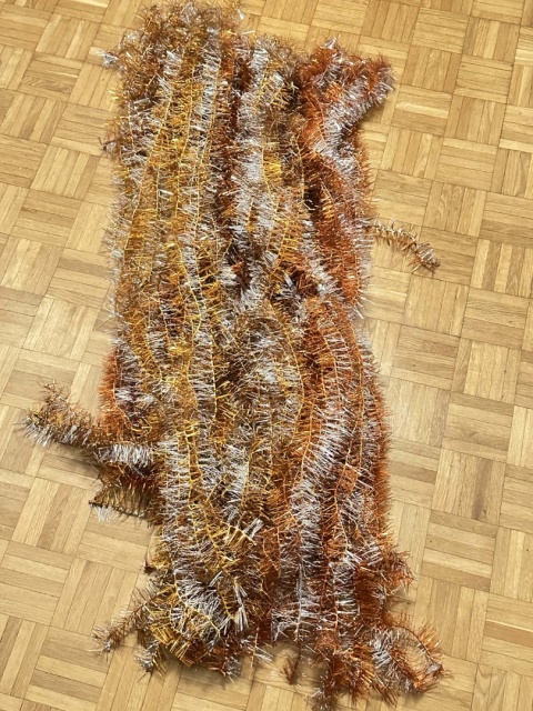 Łańcuch na choinkę PRL - Stary