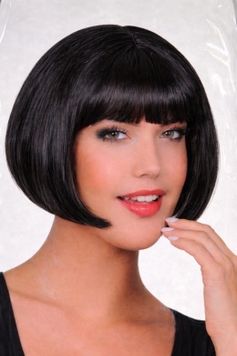 PERUKA BOB CZARNA