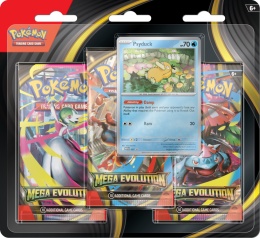 Pokémon TCG: Mega Evolution - 3-Pack Blister - Psyduck/Golduck