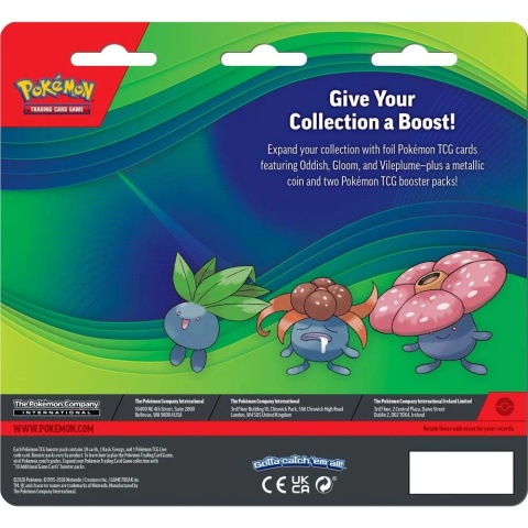 Pokemon TCG Oddish Evolution 2-Pack Blister – Oddish Gloom Vileplume + 2 Boostery