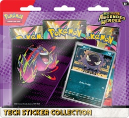 Pokémon TCG Mega Evolution: Ascended Heroes – Tech Sticker Collection Gastly | 3 Boostery + Promo + Naklejka