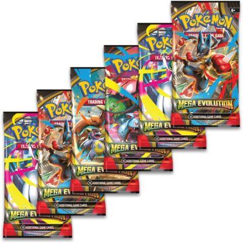 Pokémon TCG: Mega Evolution - Booster (1 pakiet, wzór losowy)
