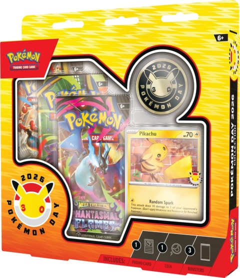 Pokémon TCG Pokémon Day 2026 Collection – Pikachu Promo + 3 Boostery | Sklep Pokémon