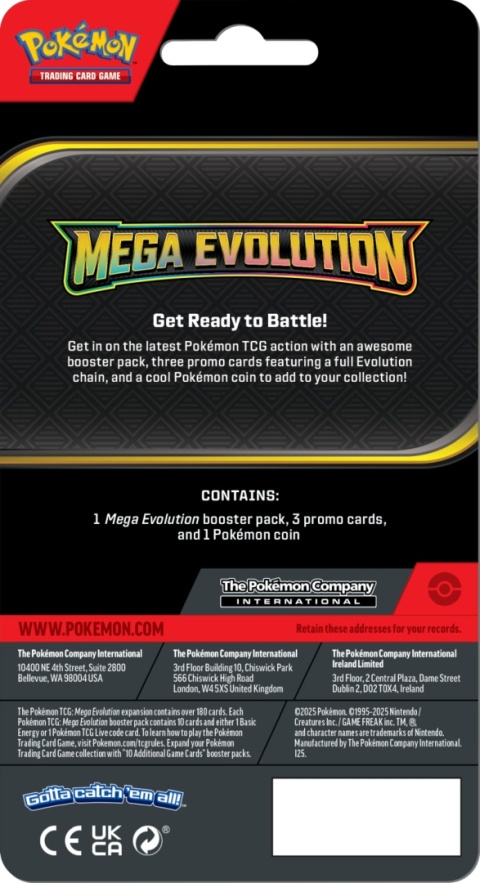 Pokémon TCG: Mega Evolution - Premium Checklane Blister Tyranitar Pokémon TCG: Mega Evolution - Premium Checklane Blister Tyranitar