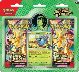 Pokémon TCG Mega Evolution Ascended Heroes Blister 2-Pack Erika – Tangela + Coin