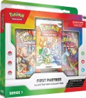 Pokemon TCG First Partner Illustration Collection Series 1 – Boostery + Karty Promo + Naklejki