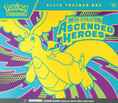 Pokémon TCG: Mega Evolution – Ascended Heroes Elite Trainer Box (ETB) – Dragonite