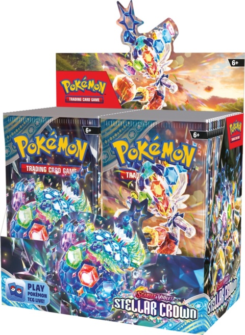 Pokémon TCG: Scarlet & Violet – Stellar Crown – Booster Box (36 Boosterów)