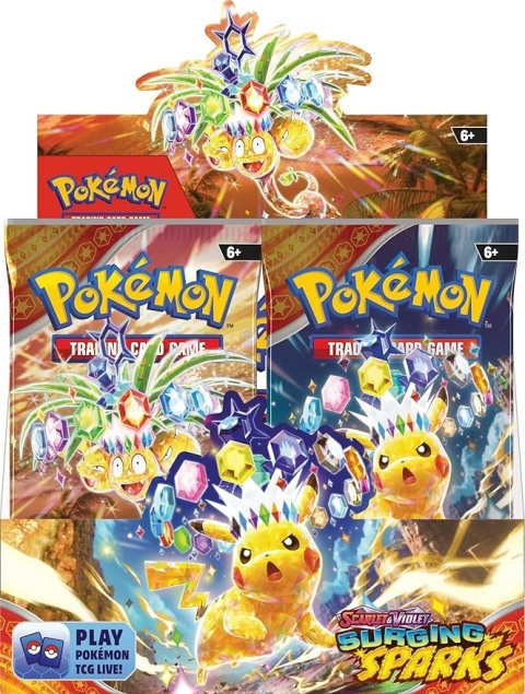 Pokémon TCG: Scarlet & Violet – Surging Sparks Booster Display (Booster Box 36 pakietów)