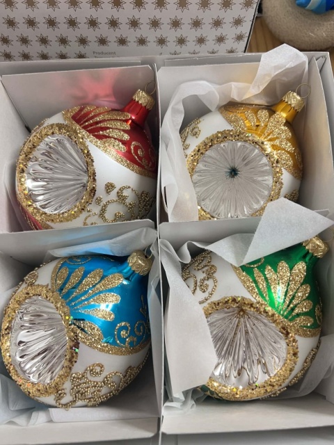 BOMBKI CYTRYNKI Z REFLEKTORKIEM 10 CM