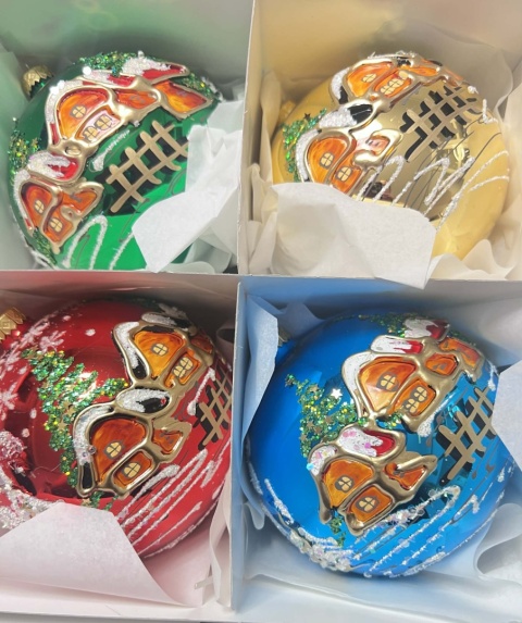 BOMBKI KOLOROWE DOMKI 12 CM