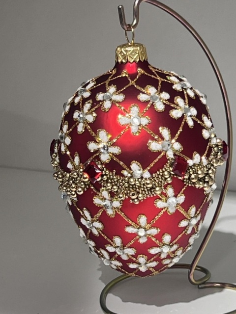 JAJO W STYLU FABERGE WYSOKOŚĆ 13 CM