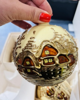 BOMBKI WANILIOWE W CZEKOLADOWE DOMKI WIELKOŚĆ 12 CM