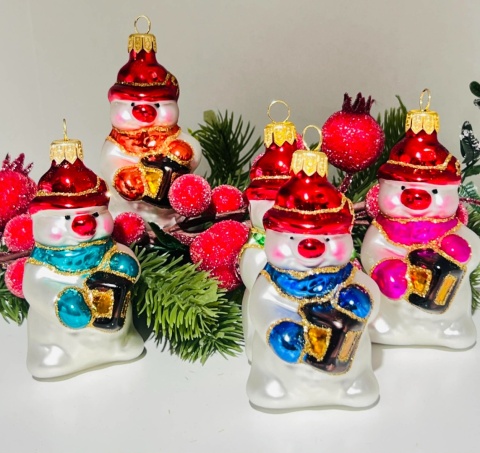 BOMBKI BAŁWANKI Z LATARENKĄ WYSOKOŚĆ 10 CM