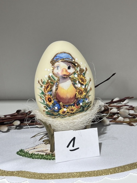 JAJA WIELKANOCNE BOMBKA ZE SZKŁA