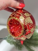 BOMBKI CYTRYNKI Z REFLEKTOREM I WINOGRONAMI WIELKOŚĆ 12 CM