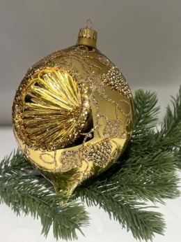 BOMBKI CYTRYNKI Z REFLEKTOREM I WINOGRONAMI WIELKOŚĆ 12 CM