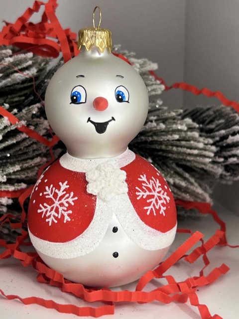 BOMBKA BAŁWANEK W KAMIZELCE WYSOKOŚĆ 13 CM