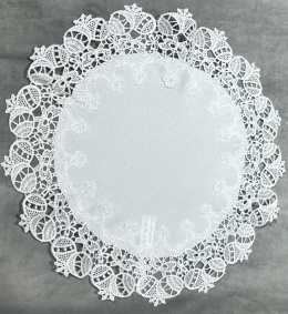 SERWETKA OBSZYTA GIPIURĄ DO KOSZYCZKA WIELKANOCNEGO