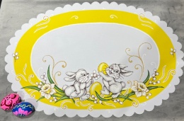 SERWETKA WIELKANOCNA DO KOSZYCZKA