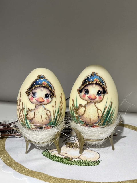 WIELKANOCNE JAJO ZE SZKŁA KACZUSZKA