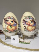 WIELKANOCNE JAJO ZE SZKŁA KACZUSZKA 16